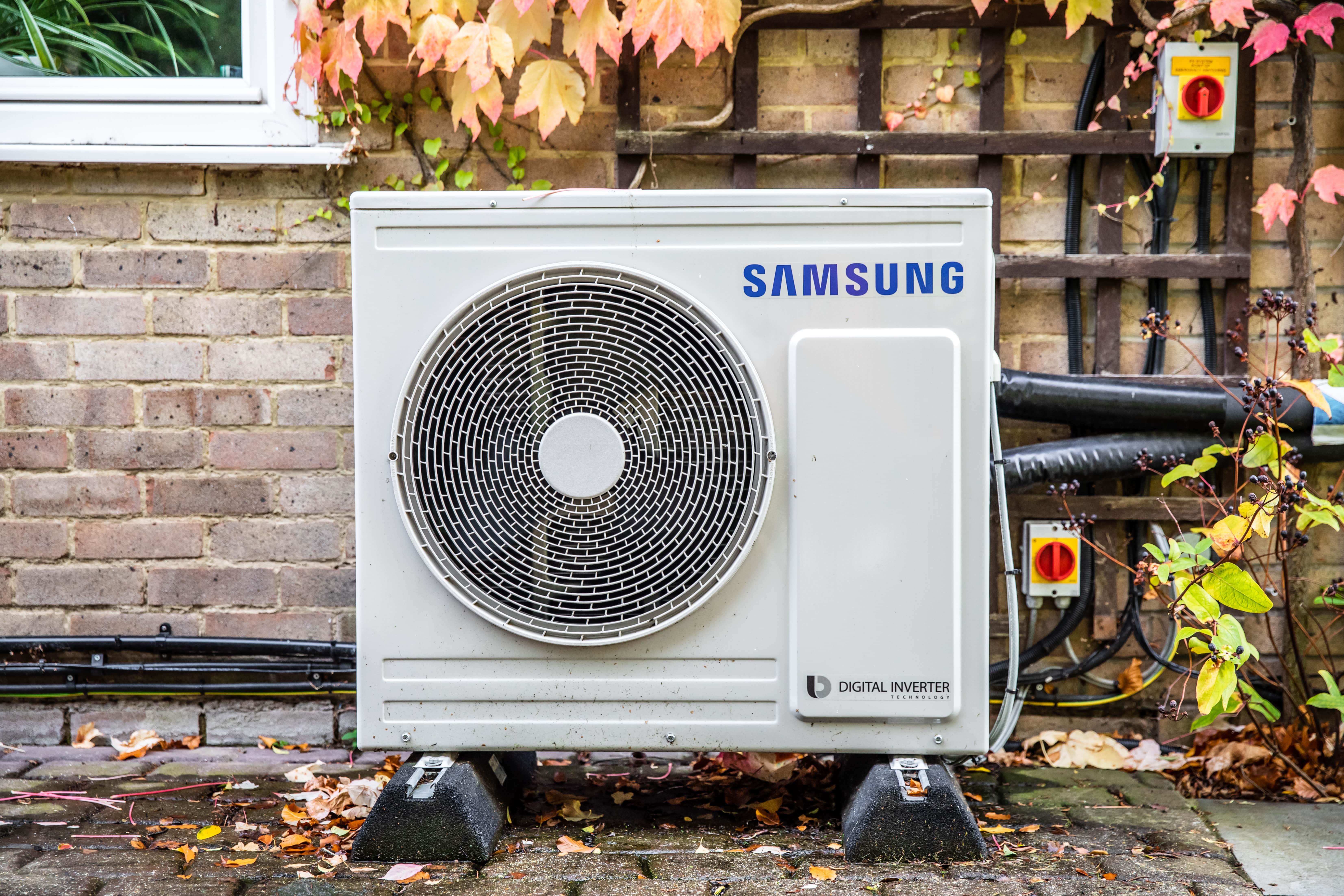 Samsung Heat Pump outside home